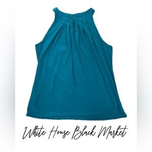 White House Black Market Turquoise Tank Top